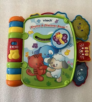 VTech 80-027501 Rhyme And Discover Book Tested And Works Great! • $20