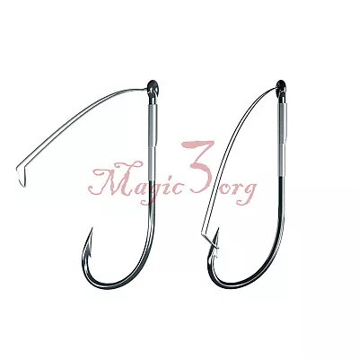 20pcs Weedless Worm Fishing Hooks Stainless Steel Wacky Drop Shot Rig Weed Guard • $9.79