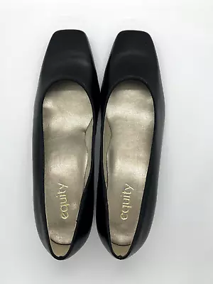 £34.99 • Buy LADIES EQUITY BLACK PURE  LEATHER OFFICE SHOE  UK SIZE 8[was £47.50]