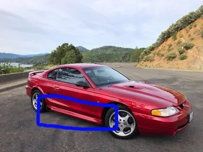 1994-1998 Mustang Svo Style Side Skirts For Side Exit Exhaust • $490