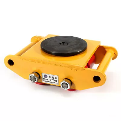 5/8/12 Ton Red/yellow Heavy Machine Dolly Machinery Roller Mover Cargo Trolley  • $32