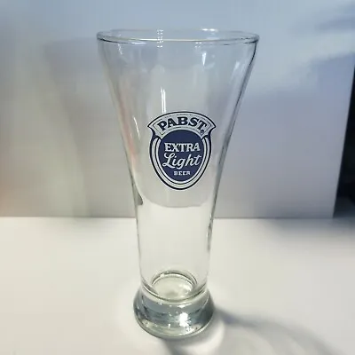 Pabst Blue Ribbon Pilsner Beer Glasses 8oz 6 3/4  Tall • $10.95