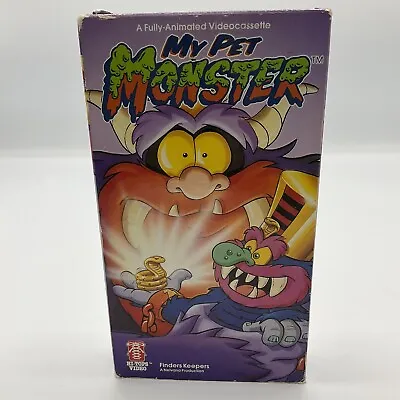 My Pet Monster - Volume 4 Finders Keepers (Animated Cartoon VHS 1988) • $14.95