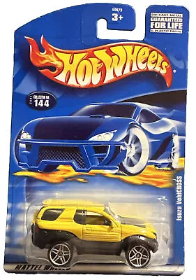 2001 Hot Wheels Mainline/Collector #144 ISUZU VEHICROSS Yellow/Black W/ChromePr5 • $5.60