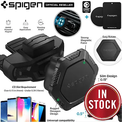 Universal Magnetic Car Phone Mount Holder SPIGEN Kuel QS24 CD Slot For Phone GPS • $44.99