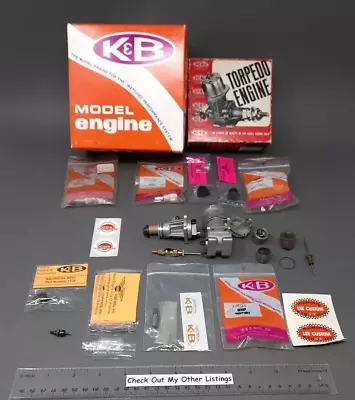 K&b Rc Airplane Engine Parts & Accessories Lot Kb - Empty Boxes Decals Nos • $26