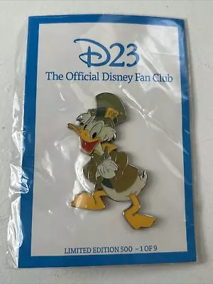 Disney Pin D23 Donald Duck Dressed As Mad Hatter Alice Expo Le 500 2011 Costume • $44.95