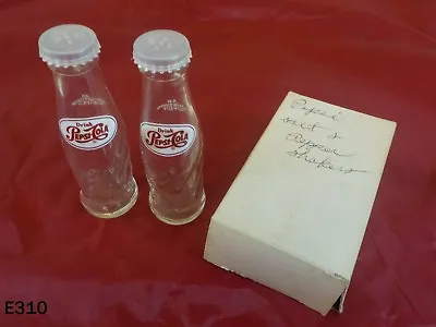 Vintage PEPSI COLA Bottle Salt Pepper Shakers  • $34.18