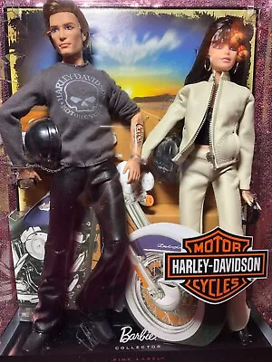 2009 Harley-Davidson Mortor Cycles Barbie And Ken Set Pink Label #R9911 NRFB • $150