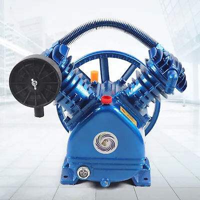 8.8CFM V Type Twin Cylinder 3HP Double Stage Air Compressor Pump Head 175PSI • $202.10