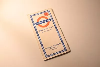 London Underground Tube Map March 1960 (Ref 360/595Z/500000) • £25