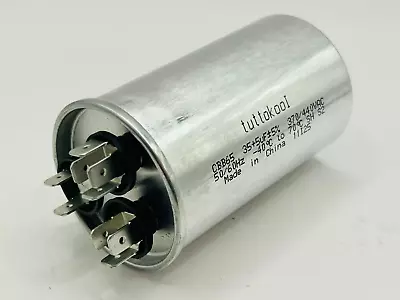 Tuttokool GCR3435 35uf Microfarad Dual Section Motor Round Run Capacitor C • $8.97