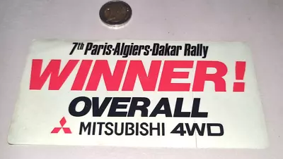 MISUBISHI 4WD To 7 EmePARIS DAKAR Sticker/sticker/sticker • $2.16