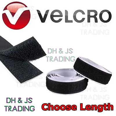 VELCRO Brand Heavy Duty Stick On Hook And Loop Self Adhesive Tape 20mm Wide • £1.99