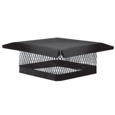 $29.99 • Buy Chimney Cap Safety Cover Adjustable Flue Size Galvanized Steel Mesh 1-Piece Hood