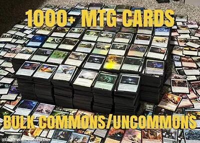 Magic The Gathering Bulk Lot: 1000+ Cards! • $18.99