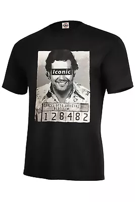 Pablo Escobar Iconic Mugshot T-shirt Narcos Assorted Colors Adult Size S-5xl • $9.99