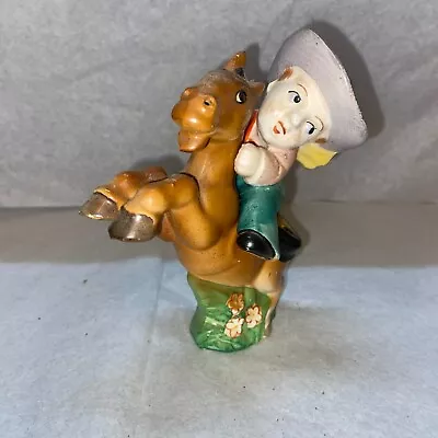 Vintage 1950's Ucagco Cowboy Western Horse Salt And Pepper Shakers MCM Japan • $69.99