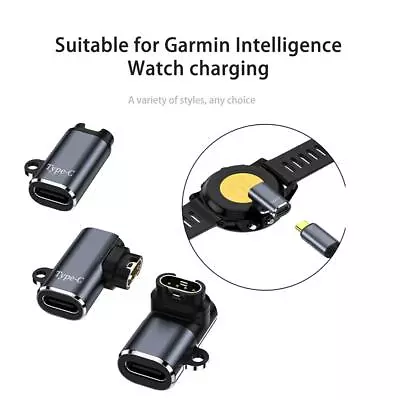 Type C Charger Cable Adapters Smart Watch Access For Garmin 7/7S/7X/6 FAST V2G7 • $6.48