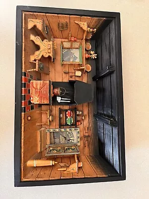 Vintage German Diorama Shadow Box - Absolutely Beautiful • $40