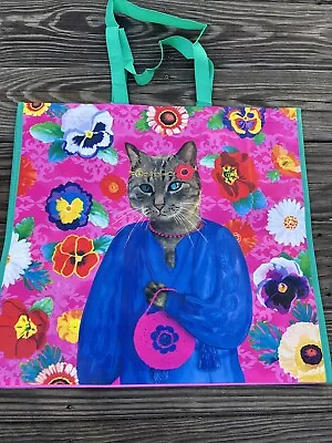 TJMAXX Large Shopping Tote Bag PRINCESS 👑 HOUSE CAT  Reusable Eco Friendly • $3.99