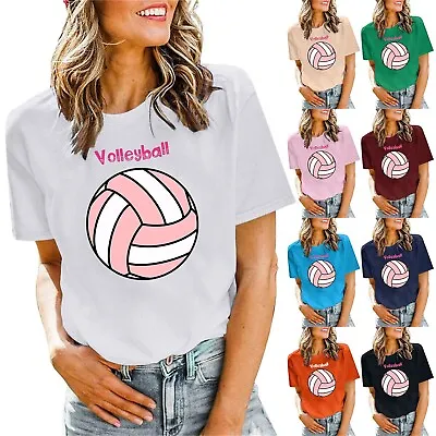 T Shirts Women Volleyball Shirts Volleyball Pack Of Long Sleeve T Shirt Women • $15.64