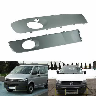 For VW Transporter T5 2010-2015 Front Bumper Fog Light Cover Surround Grill Pair • $23.47