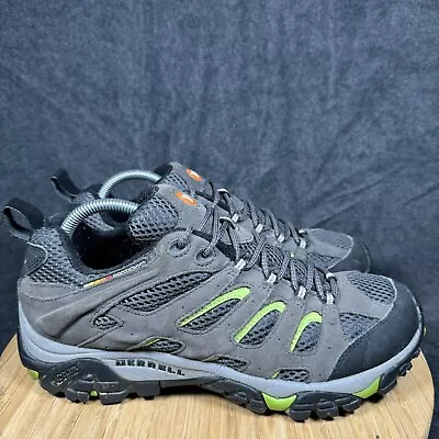 Merrell Moab Ventilator Hiking Shoes Mens 10 Grey Green Outdoor Casual Sneakers • $34.99