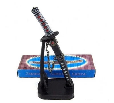 £26.88 • Buy New Japanese Samurai Sword Stainless Letter Opener With Stand Home Decoration