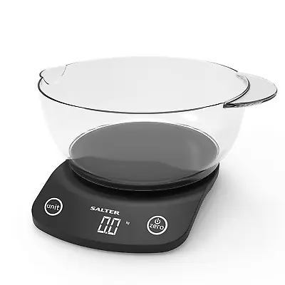 Salter 1074 BKDR Electronic Digital Kitchen Scale Max 5 Kg Cooking  Baking & • £27.15