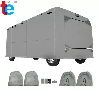 30'-33' RV Cover Storage Anti-UV For Class A Motorhome Trailer Camper Waterproof • $175.46