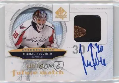 2009-10 SP Authentic Future Watch /100 Michal Neuvirth RPA Rookie Patch Auto RC • $57.74