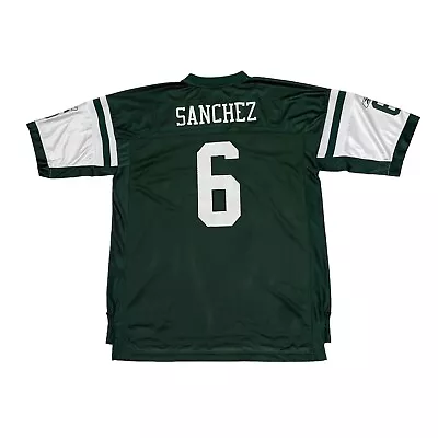 Reebok NFL Men's 2XL New York Jets #6 MARK SANCHEZ On Field Football Jersey • $27