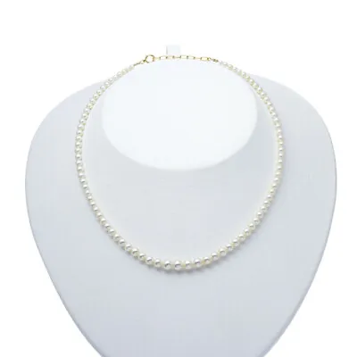MIKIMOTO #2 Baby Pearl Necklace Pendant K18YG Yellow • $1944