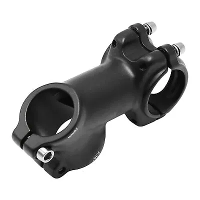 Black MTB Bicycle Handlebar Mountain Road Bike Adjustable Stem Riser Universal • $17.99