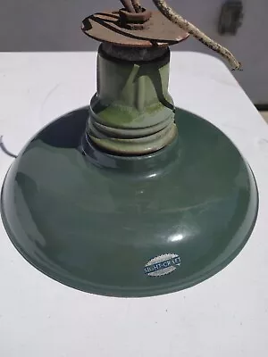 Vintage SMOOT HOLMAN 12   Diameter Light Fixture - Industrial - Used • $80