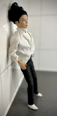 Michael Jackson Doll King Of Pop Figure 1995 BLACK OR WHITE OUTFIT ‼️NOT WORKING • $110