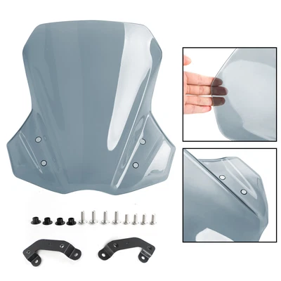 $77.99 • Buy ABS Motorcycle Windshield WindScreen Fit For Suzuki DL650 V-STROM 2017-2021 Gray