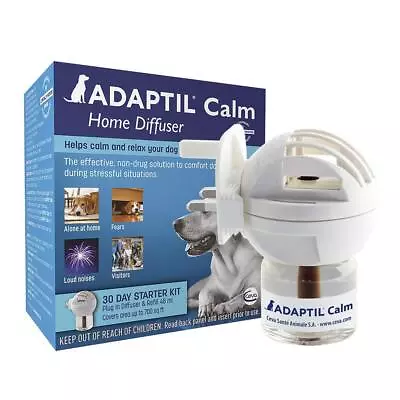 ADAPTIL Calm Home Diffuser With 30 Day Refill - Comfort & Calming For Pets • £34.99