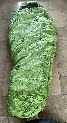 MARMOT Women's M Trestles 30/-10 Mummy Green LZ REG Sleeping Bag Stash Pocket • $49.95