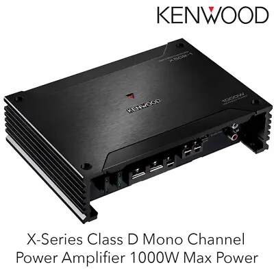 Kenwood X502-1 - X-Series Class D Mono Channel Power Amplifier 1000W MAX BNIB • $387.12