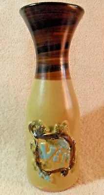 1970 Pacific Stoneware Inc USA Pottery Wine Vin Carafe Decanter Signed B WELSH • $29.89