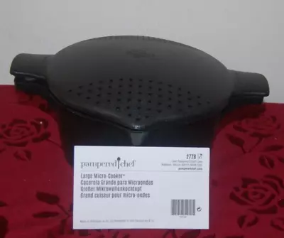 Pampered Chef Large Micro-Cooker 2 Qt Microwave Steamer Rice Cooker Pot - New • $20