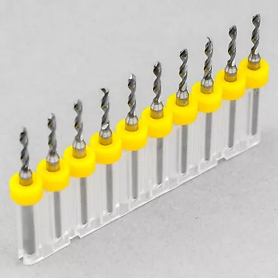 10pcs 2mm Micro Tungsten Carbide Twist Drill Bit PCB For Dremel Rotary CNC • $13.02