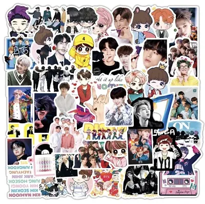 BTS STICKERS Set - 50 Pieces BANGTAN KPOP Korean Group Band Singer UK Seller • £5.99