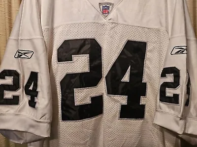 Oakland Raiders Charles Woodson Reebok Jersey Sz 56 3XL Authentic Stitched Nwot • $120