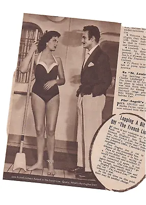 Jane Russell In  Picturegoer Weekly Feb 27 1954 - David Niven Jean Peters • £5.25