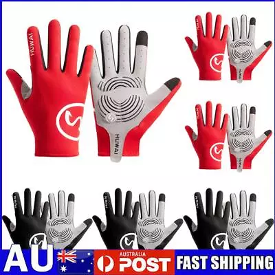 Full Finger Bicycle Gloves Anti Slip Road Mountain Bike Gloves For Summer Sports • $15.79