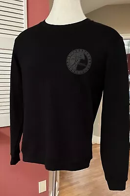 Versace Medusa Embroidered Men’s Logo Crewneck Cotton Sweater Sweatshirt $575 • $345