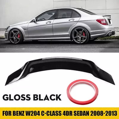 For Mercedes Benz W204 C250 C300 C63 08-14 Rt Style Duckbill Trunk Spoiler Wing • $67.59